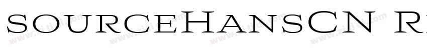 sourceHansCN Re字体转换